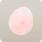 ピンクのイースターエッグ