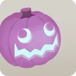 カボチャランタンの飾り・パープル