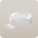 きれいなガラスの円柱