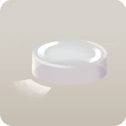 きれいなガラスの円柱