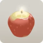 りんごキャンドル