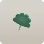 フェルトの草