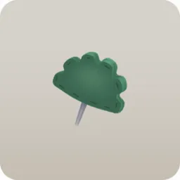 フェルトの草