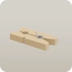 木製の洗濯バサミ