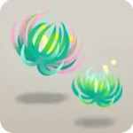 浮遊エアプランツ・左前