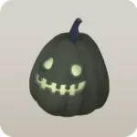 グリーンのカボチャランタン