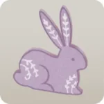 ペーパークラフトのうさぎ・大