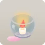桜を照らす灯り・左