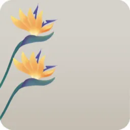 ミニチュアのストレリチアの花