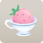 ちょこんと野苺のティーカップ