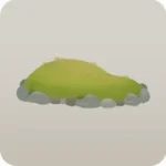 ふかふかの苔の丘