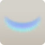 足元を照らす青い光