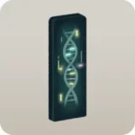 DNA分子の小さなオブジェ