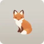 秋色きつねのミニチュア