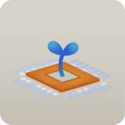 CPUソケットから生えた植物の芽