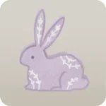 ペーパークラフトのうさぎ・小