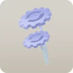 2つのギアの花