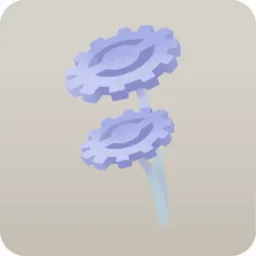 2つのギアの花