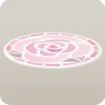 薔薇のモザイクタイル