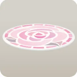 薔薇のモザイクタイル