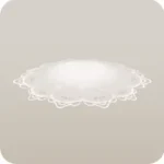 白いレースの丘