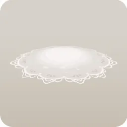 白いレースの丘