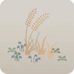 海風になびく雑草