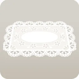 レースのプレースマット