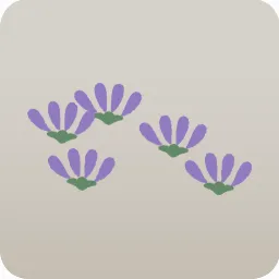 小さな紫の花
