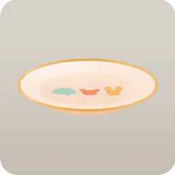 小さくてシンプルなお皿