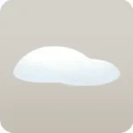 雪が積もった丘