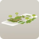 苔むしたスライドガラス