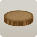 丸太のグラウンド