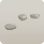 崩れた大理石のかけら