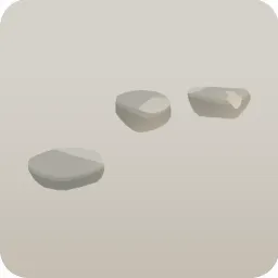 崩れた大理石のかけら