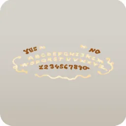 ウィジャボードのアイシング文字