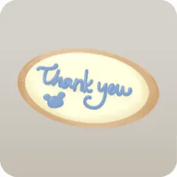 Thank youクッキー