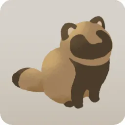タヌキのミニチュア