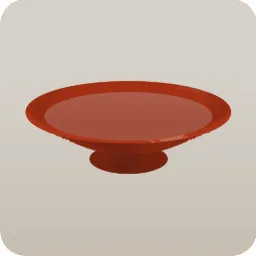 漆塗りの盆