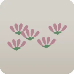 小さな桃色の花