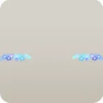 群生する光る花々
