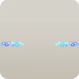 群生する光る花々