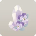 水晶と不思議な花