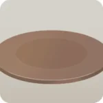 チョコ色プレート
