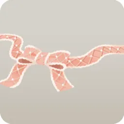 ロリィタ風リボンのヘッドドレス