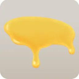 たっぷりかけたハチミツ
