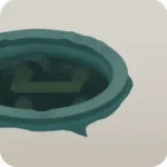 路地裏のマンホール