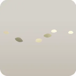 床に落ちた花びらと葉っぱ