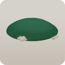 綿が飛び出たフェルトの丘