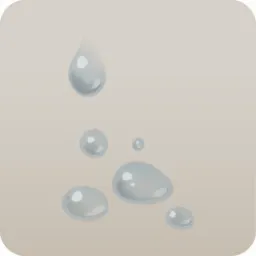 水撒き後の水滴